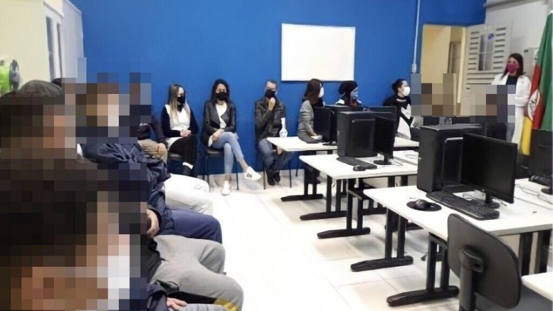 Cerimônia de formatura dos socioeducandos da Escola Senador Pasqualine