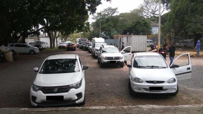 Veículos da Fase e também da Susepe, Polícia Civil, Brigada Militar receberam o sistema 