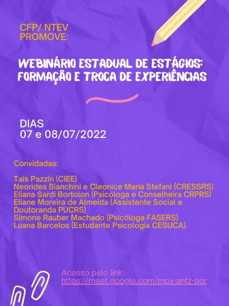 O evento, com transmissão online, os dias 7 e 8 de julho