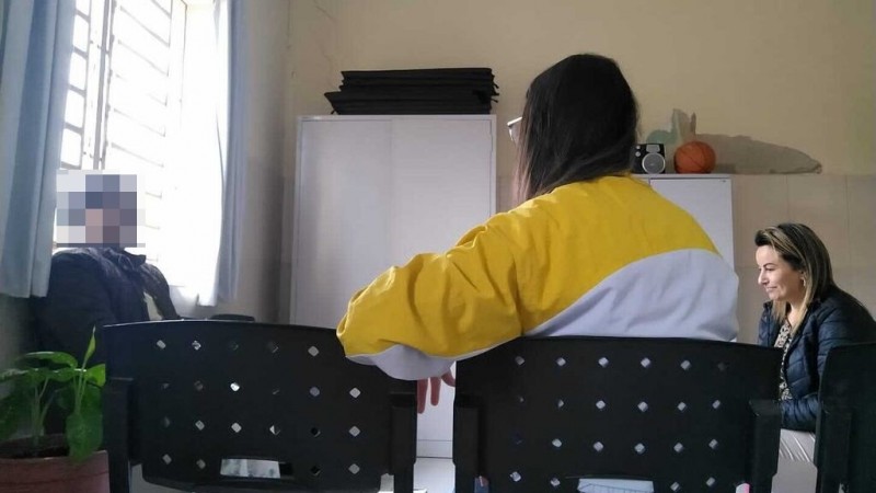 Atendimento com as famílias dos socioeducandos